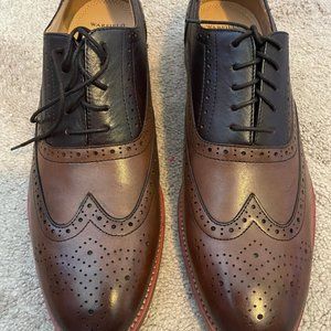 Warfield & Grand Hastings Cognac/Bourbon Two Tone Shoes